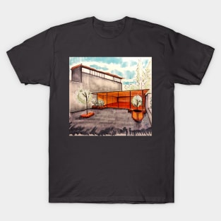 Backyard deco lounge T-Shirt